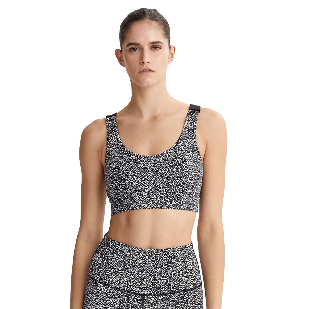 Varley Sports Bra in Mini Leopard
